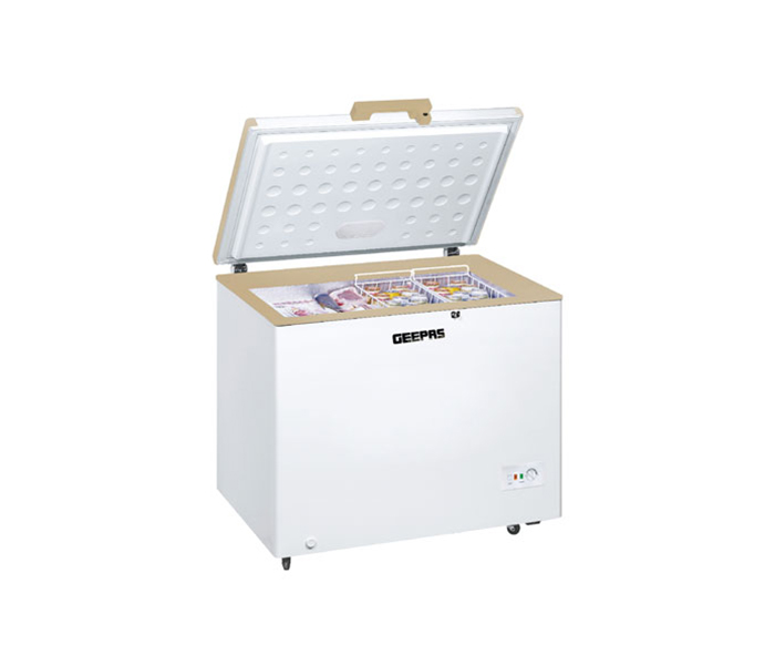 Geepas GCF3006WAH 300 Litre Chest Freezer - White - Zoom Image 1