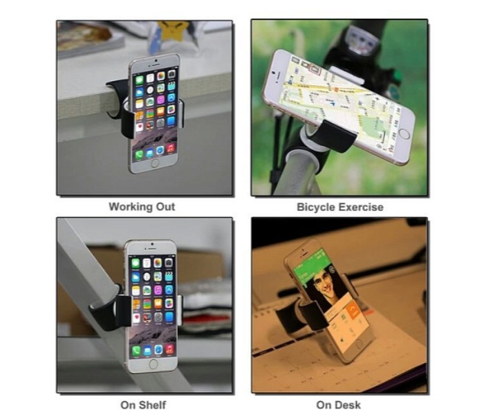 Universal Multi Functional Bicycle and Car Air Vent Mount Holder For Smartphones Multicolor - Zoom Image 5