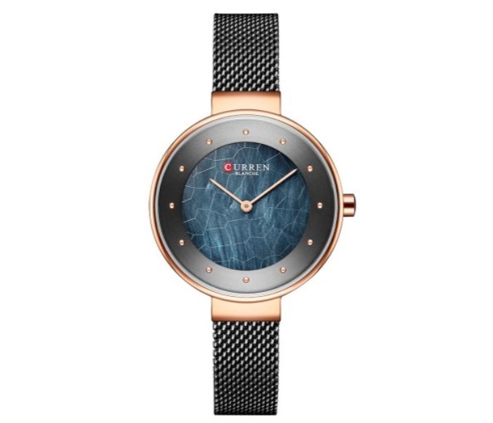 Curren 9032 Analog Quartz Watch For Women Black and Grey - Zoom Image 3