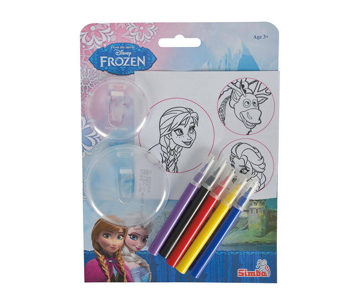 Simba 9442909047 Disney Frozen Plastic Button Art Set - Zoom Image