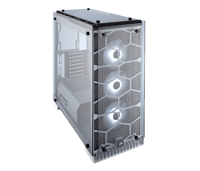 Corsair CC-9011110-WW Crystal Series 570X RGB ATX Mid-Tower Case - White - Zoom Image 1