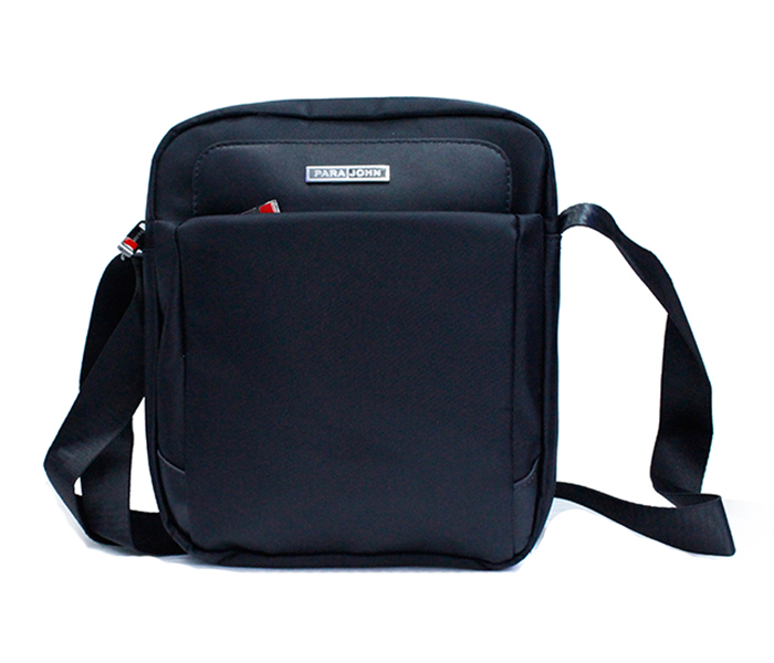 Para John PJSHB9303 Nylon Shoulder Bag - Black - Zoom Image