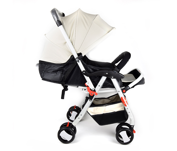 Baby Plus BP8482 Dismountable Cushion Baby Stroller - Khaki - Zoom Image 1