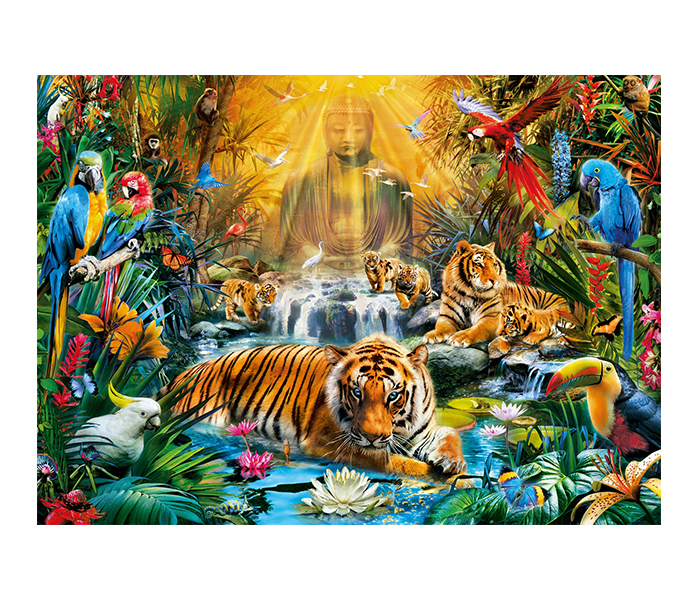 Clementoni 39380 High Quality Collection Mystic Tigers Adult Puzzle - 1000 Pieces - Zoom Image 1