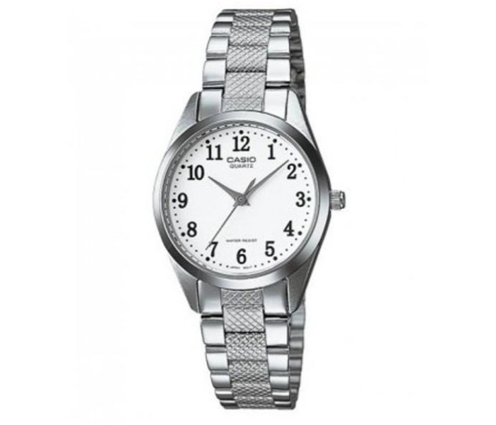 Casio LTP-1274D-7BDF (CN) Womens Analog Watch White and Silver - Zoom Image