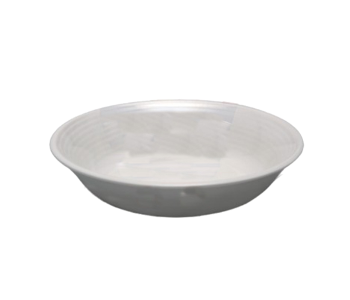 Royalford RF5847 5.5-inch Melamine Ware Flat Bowl - White - Zoom Image