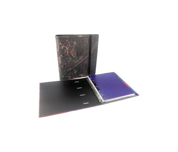 Senfort 92056 A4 Ring Book With Divider Black Atlantic - Zoom Image