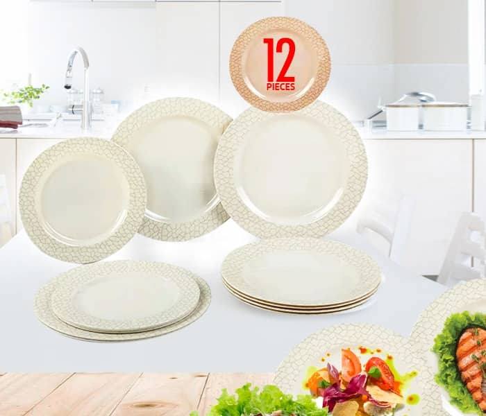 Epsilon EN4248 Melamine Dinnerware Set - 12 Pieces - Zoom Image 4