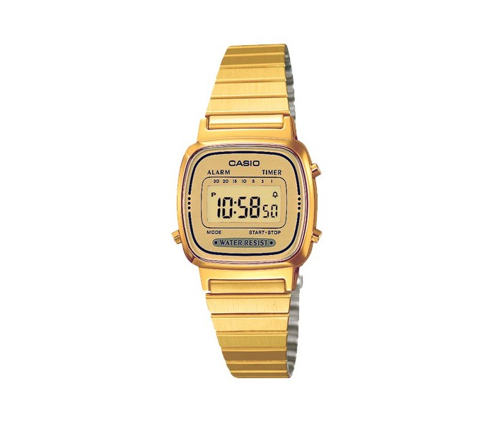 Casio LA670WGA-9DF (CN) Womens Digital Watch Gold - Zoom Image