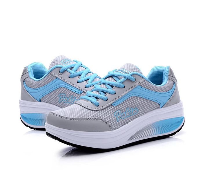 Summer Breathable Women's Casual Dance Sneakers Eu 39 - Blue - Zoom Image 1