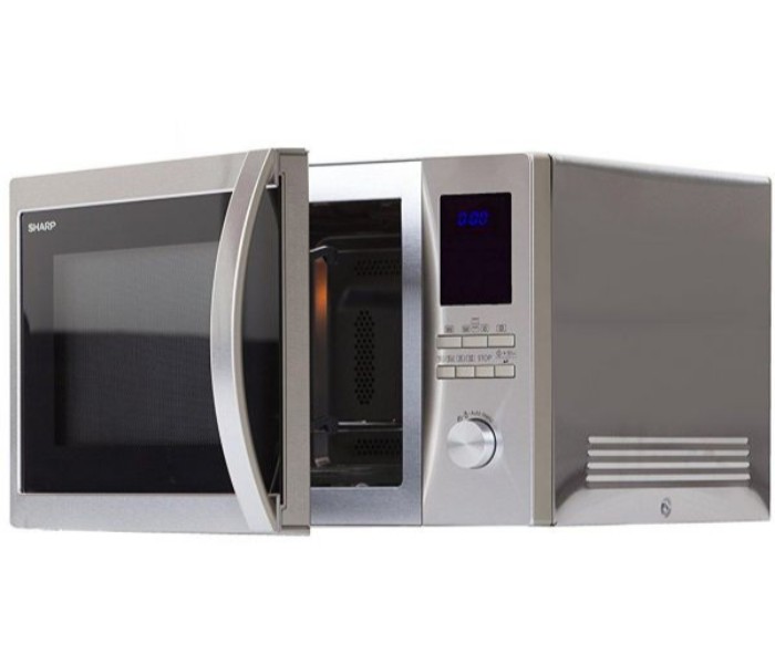 Sharp R78BTST 43 Litre Microwave Oven with Grill Silver - Zoom Image 1