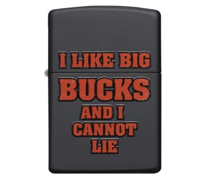 Zippo 29342 218 I Like Big Bucks Lighter Black - Zoom Image 4