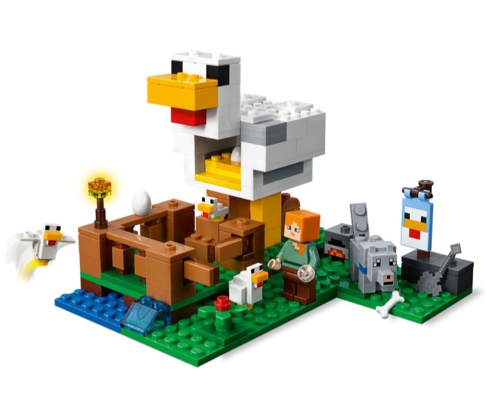 Lego Minecraft 21140 The Chicken Coop Multicolor - Zoom Image 1