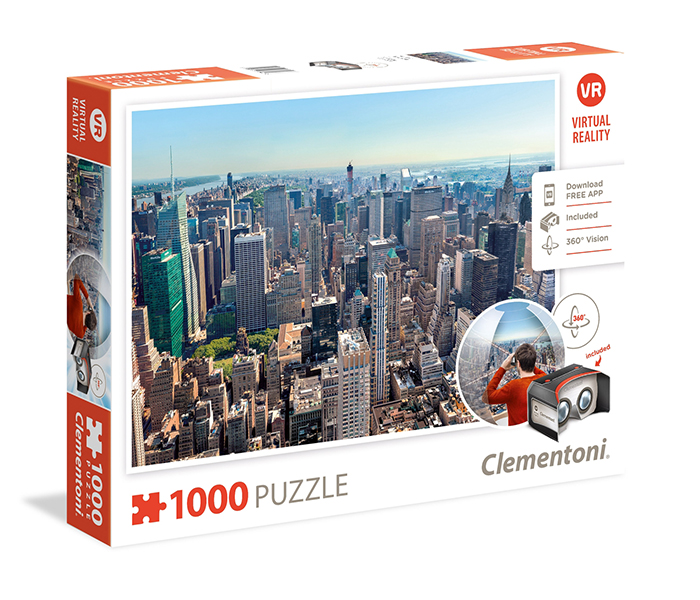 Clementoni 39401 Virtual Reality New York Adult Puzzle - 1000 Pieces - Zoom Image 3