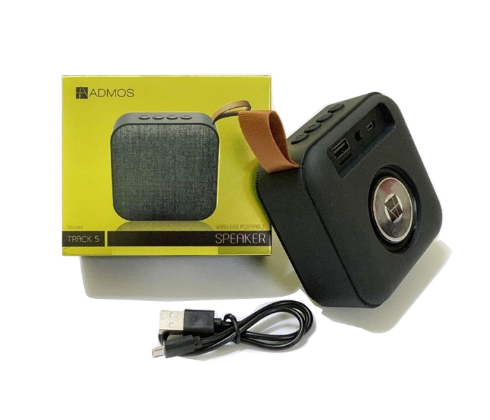 ADMOS Wireless Portable Speaker - Black - Zoom Image 2