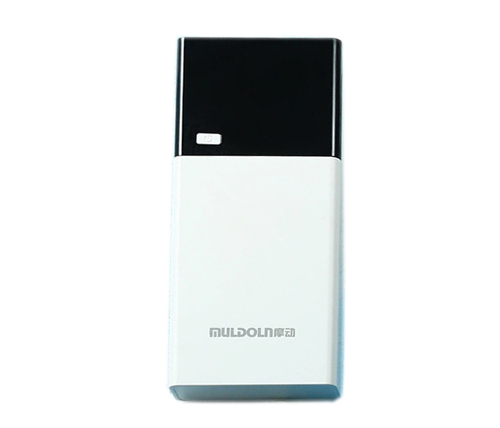 HNS-2 Portable Power Bank Dual USB 10000mAh - White - Zoom Image 1