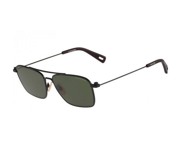 G-Star GS113S4 002 Aviator Matte Black Frame & Green Mirrored Sunglasses for Unisex - Zoom Image