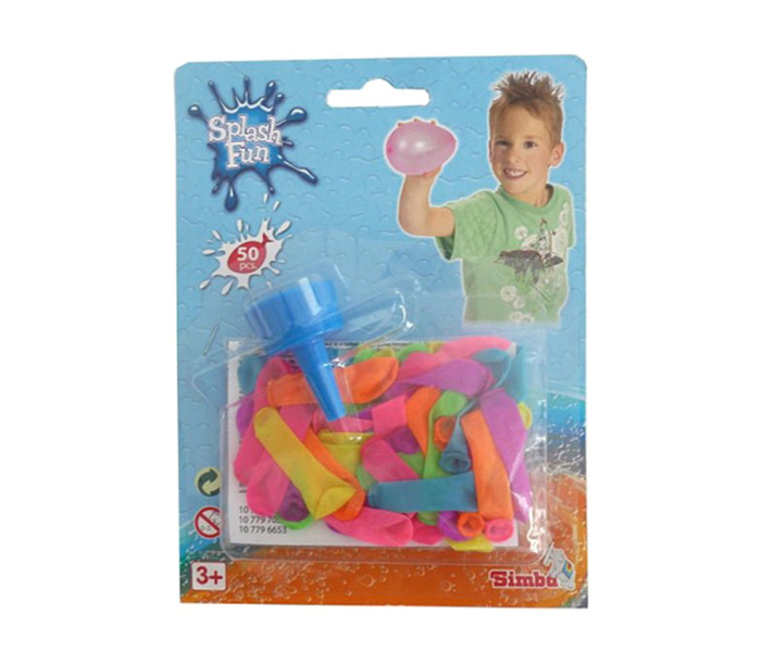 Simba 7797030 World of Toys Splash Fun Waterbombs - 50 Pieces - Zoom Image 1