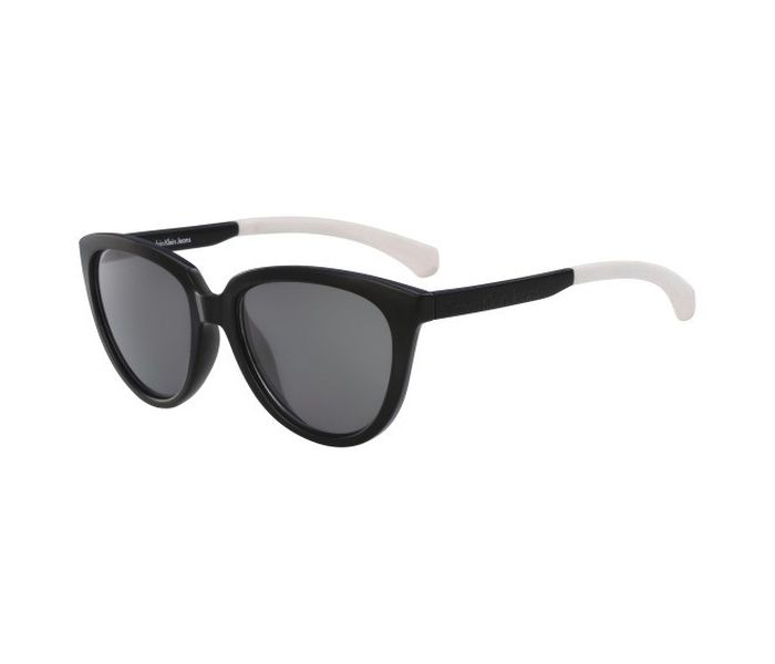 Calvin Klein CKJ802S 001 Cat Eye Black Frame & Black Mirrored Sunglasses for Women - Zoom Image 1