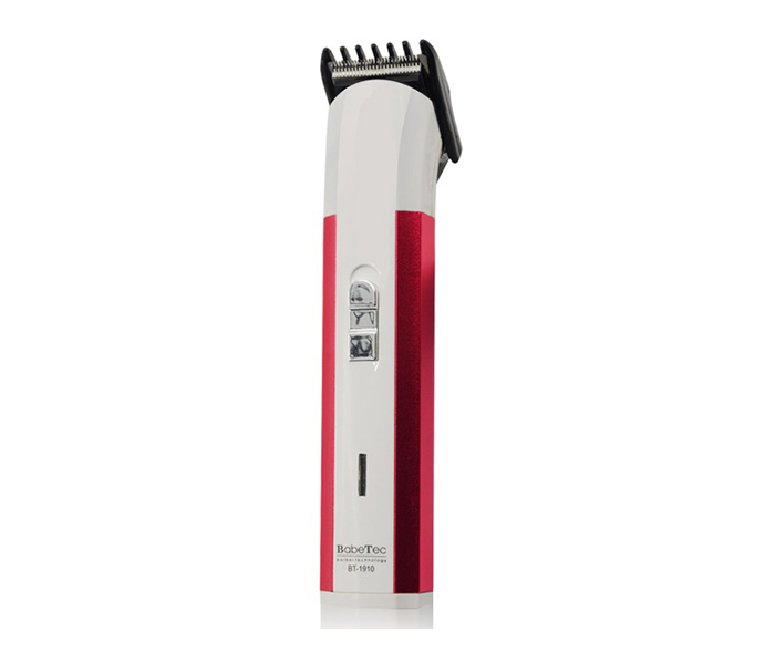 Babe Tec BT-1910 Smooth and Pefect Hair Trimmer - White & Red - Zoom Image 2