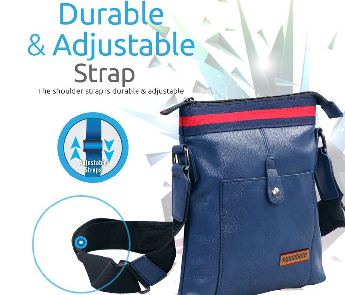 Promate Tabpak-S 7.8 inch Stylish Design Tablet Shoulder Bag, Blue - Zoom Image 3