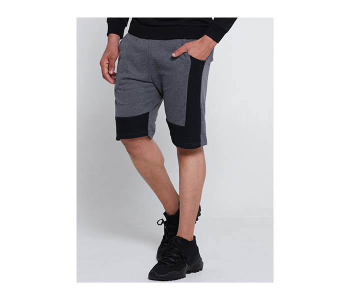 Lynk LY10022 Sports Style Solid Cottonshort For Men M - Grey - Zoom Image 1