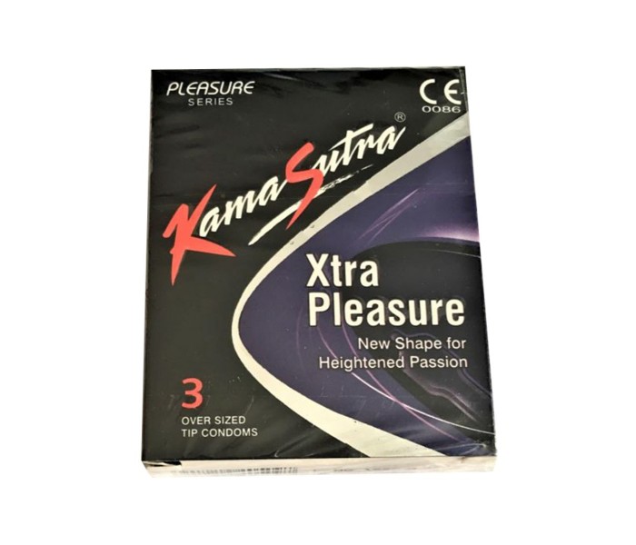 Kamasutra N15230903A 3 Piece Extra Pleasure Condom Pack - Zoom Image