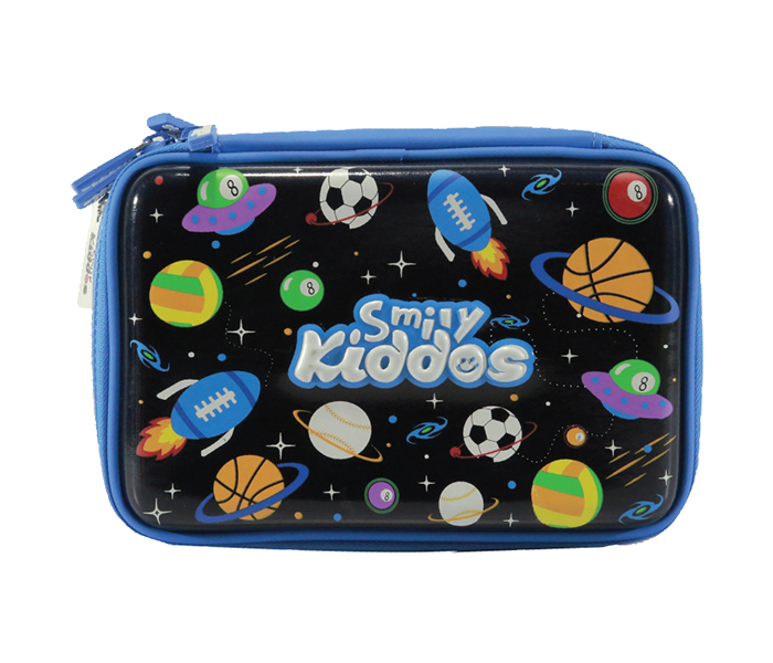 Smily Kiddos SK11001037 Fancy Double Compartment Pencil Case - Black - Zoom Image 5