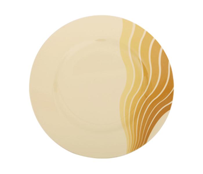 Royalford RF8190 8-inch Radiant Thai Dinner Plate - Yellow - Zoom Image