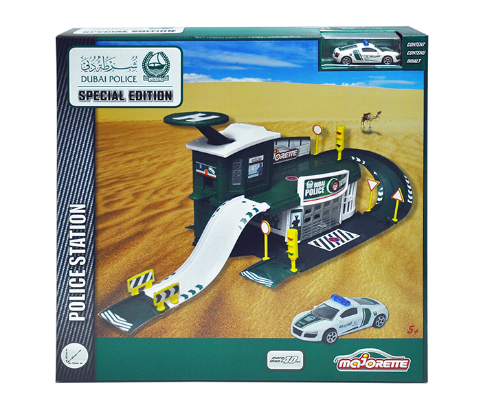 Majorette 212050012047 Dubai Police Station Set with One Die Cast Car - Zoom Image 2