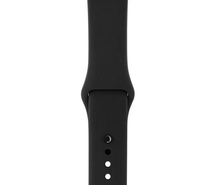 Apple Watch MQM02 Series 3 - 42mm Stainless Steel Case with GPS+Cellular Sport Band, Black - Zoom Image 3