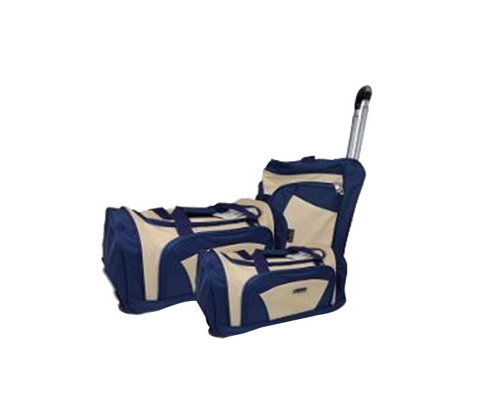 Traveller TR-1030 26-inch Duffle Bag - Blue & Grey, 3 Pieces - Zoom Image