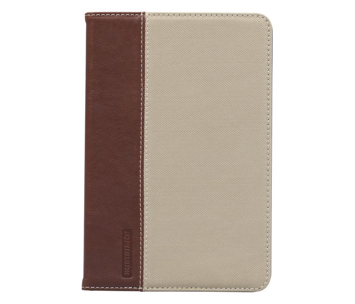 Promate Valdo-Mini4 Premium Fabric Folio Case with Horizontal Stand Function for iPad Mini 4 - Khaki - Zoom Image 5