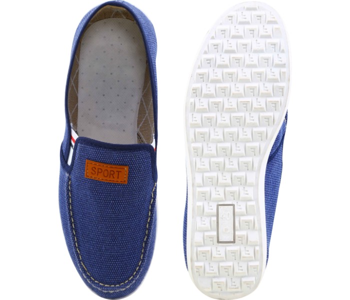 Mens Denim Canvas Shoes EU40 OK30211 Blue - Zoom Image 1