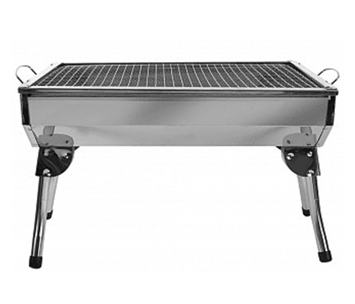 Royalford RF9409 Portable Foldable BBQ Grill - Silver - Zoom Image 1