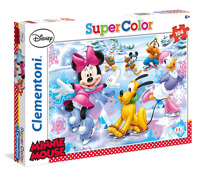 Clementoni 27953 Minnie Super Colour Children Puzzle - 104 Pieces - Zoom Image 2