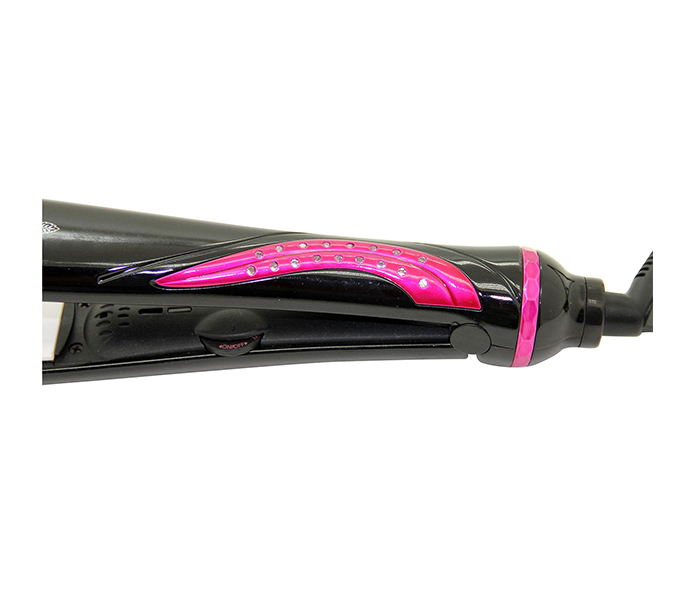 Sonashi SHS-2024 Ceramic Hair Straightener, Black & Purple - Zoom Image 2