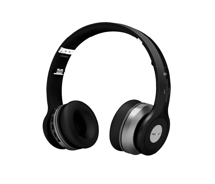 Flexy F500DG Rechargeable Bluetooth Headphone - Black - Zoom Image