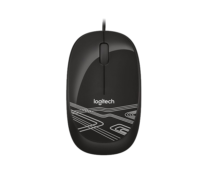 Logitech 910-002943 M105 USB Wired Mouse - Black - Zoom Image 4