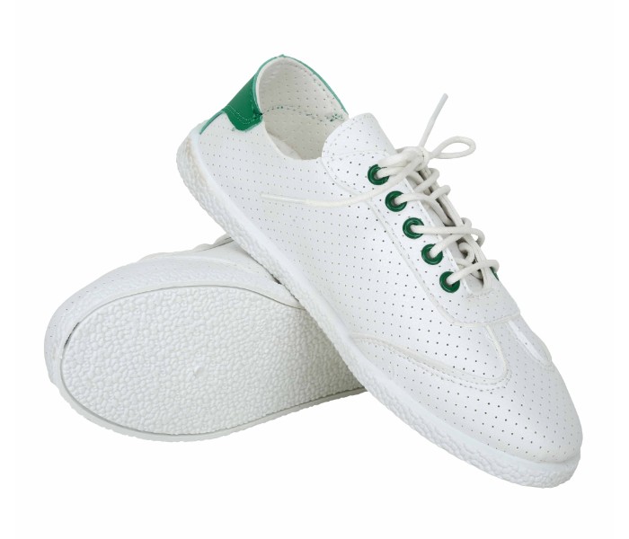 Ladies Comfort Shoes 38 UK  31490 White and Green - Zoom Image 3