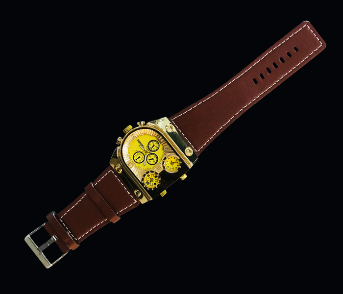 Zistar Trendy Watch with Leather Strap - Zoom Image 4