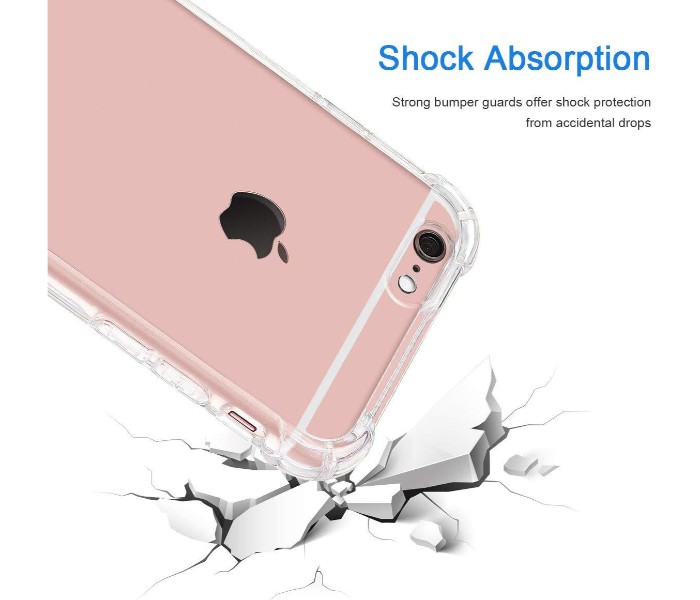 Shockproof Silicone TPU Transparent Back Case For iPhone 6 Plus and 6s Plus SHTCS6 Clear - Zoom Image 8