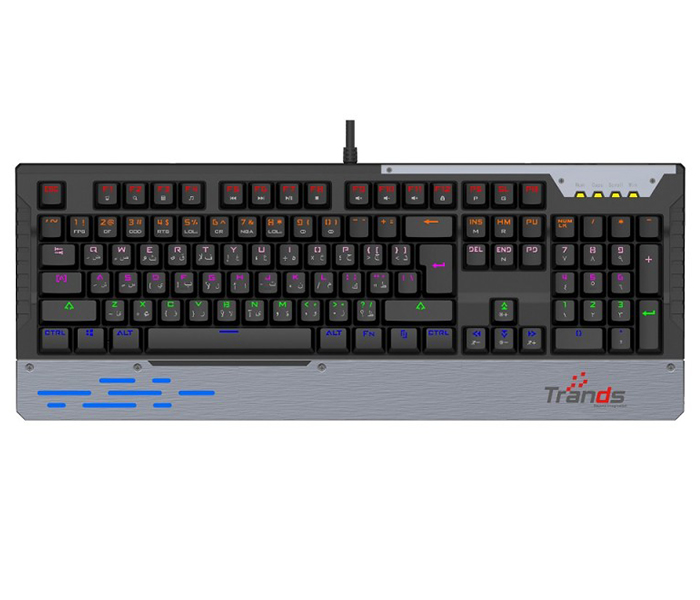 Trands TR-KB2392-V2 High Speed Technology Mechanical Keyboard - Black - Zoom Image 4