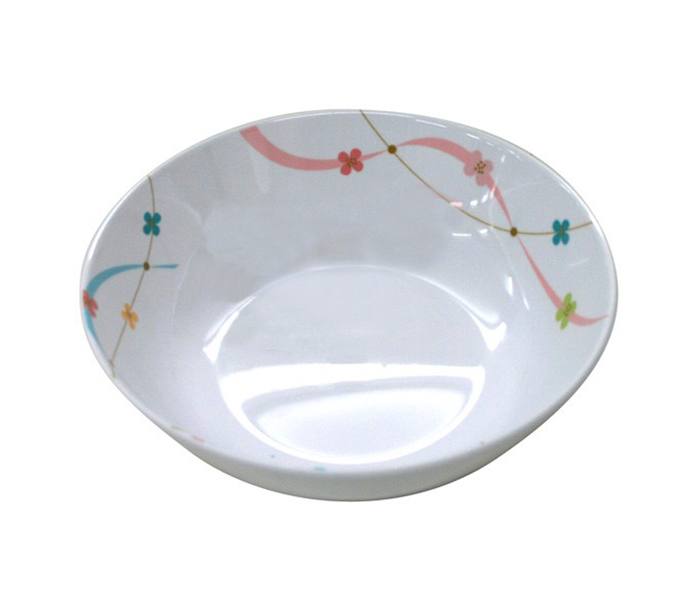 Royalford RF7090 7.5-inch Melamine Soup Bowl Rainbow Thai - White - Zoom Image