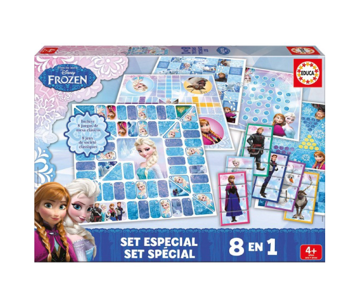 Educa 16865 Special Games Set 8 in 1 Frozen Multi Color - Zoom Image