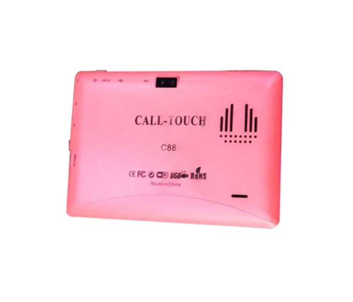 Calltouch C88 Tablet 7 inch, Android 4.2.2, 4GB, Wi Fi, Dual Core, 512 MB DDR3, 3G Dongle, Dual Camera, Pink - Zoom Image 1