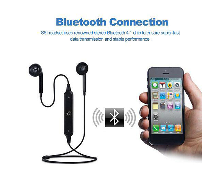 X20 Sports Wireless Bluetooth In Ear Headset With Mic Control - Black - Zoom Image 1