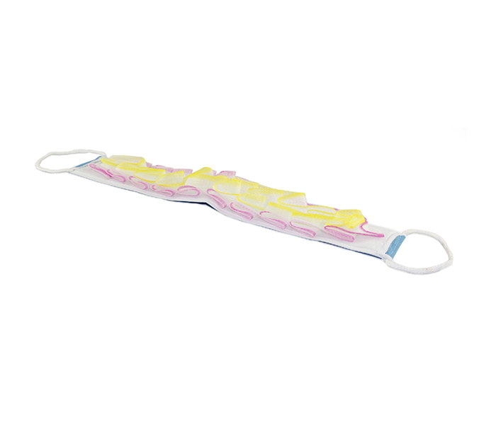 Back Shower Scrubber with Double Side Scrubbing Strap - Multicolor - Zoom Image 3