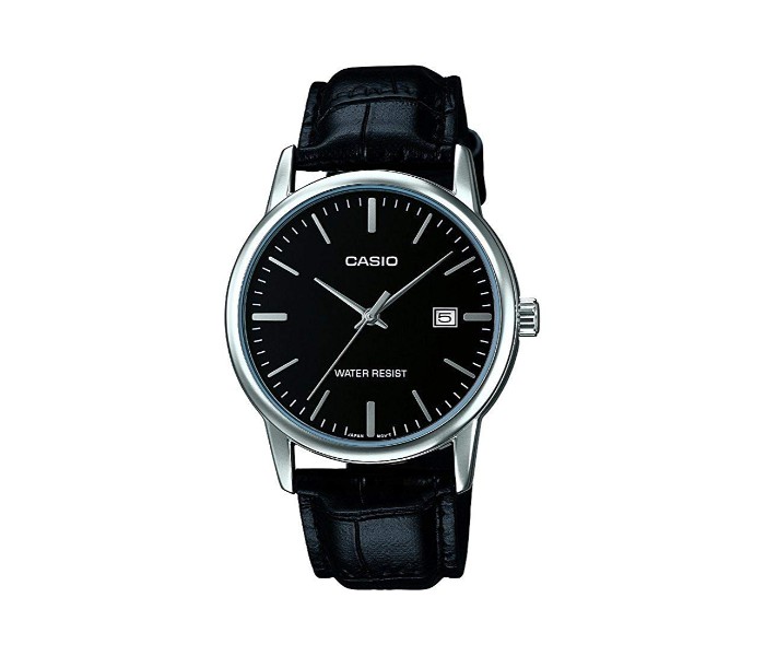 Casio MTP-V002L-1AUDF Mens Analog Watch Black - Zoom Image