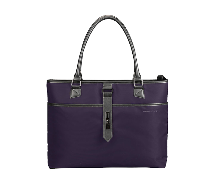 Kingsons KS3152-PURPLE Bella Series 15.6-inch Ladies Laptop Shoulder Bag - Purple - Zoom Image 2